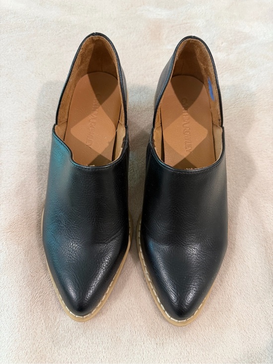 Cynthia Rowley Shoes - Cynthia Rowley Black Pointed-Toe Slip-On Mules Size 6 1/2